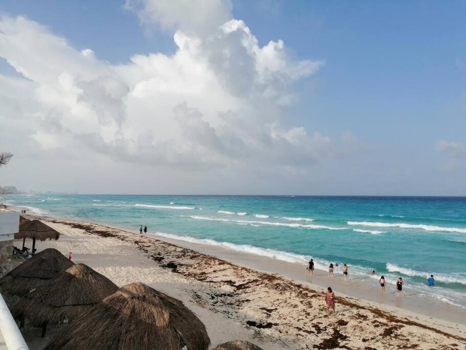 Placentero Depa En Mar Caribe! Cancun Bagian luar foto